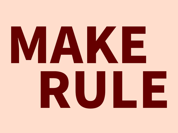 web謎 MAKE RULE